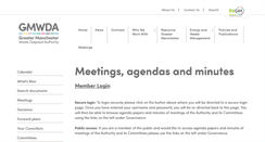 Desktop Screenshot of meetings.gmwda.gov.uk