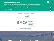 Tablet Screenshot of gmwda.gov.uk